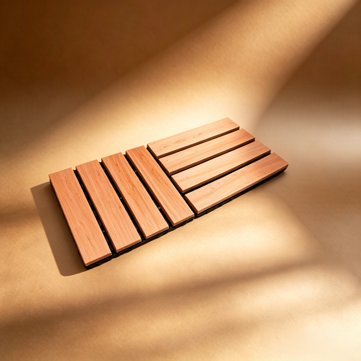 Cedar Tiled Floor