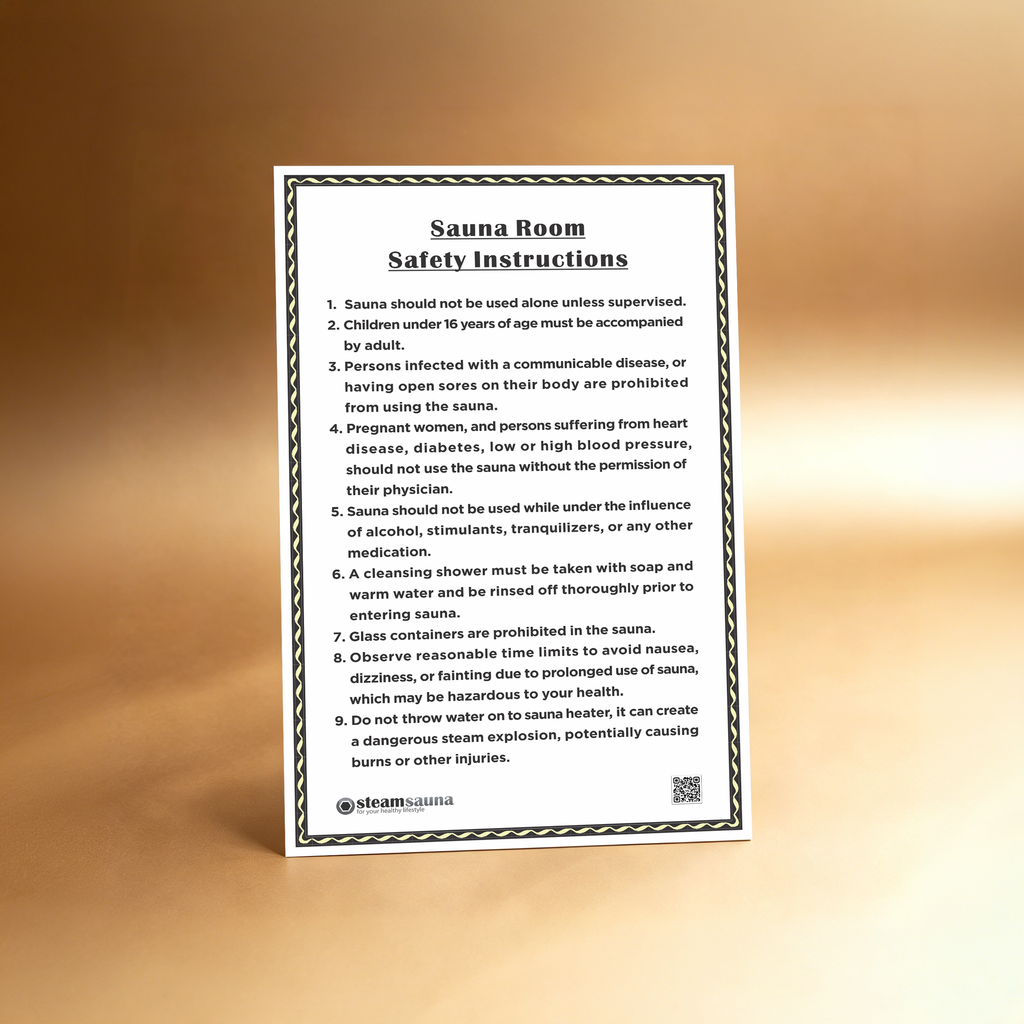 Sauna Instruction